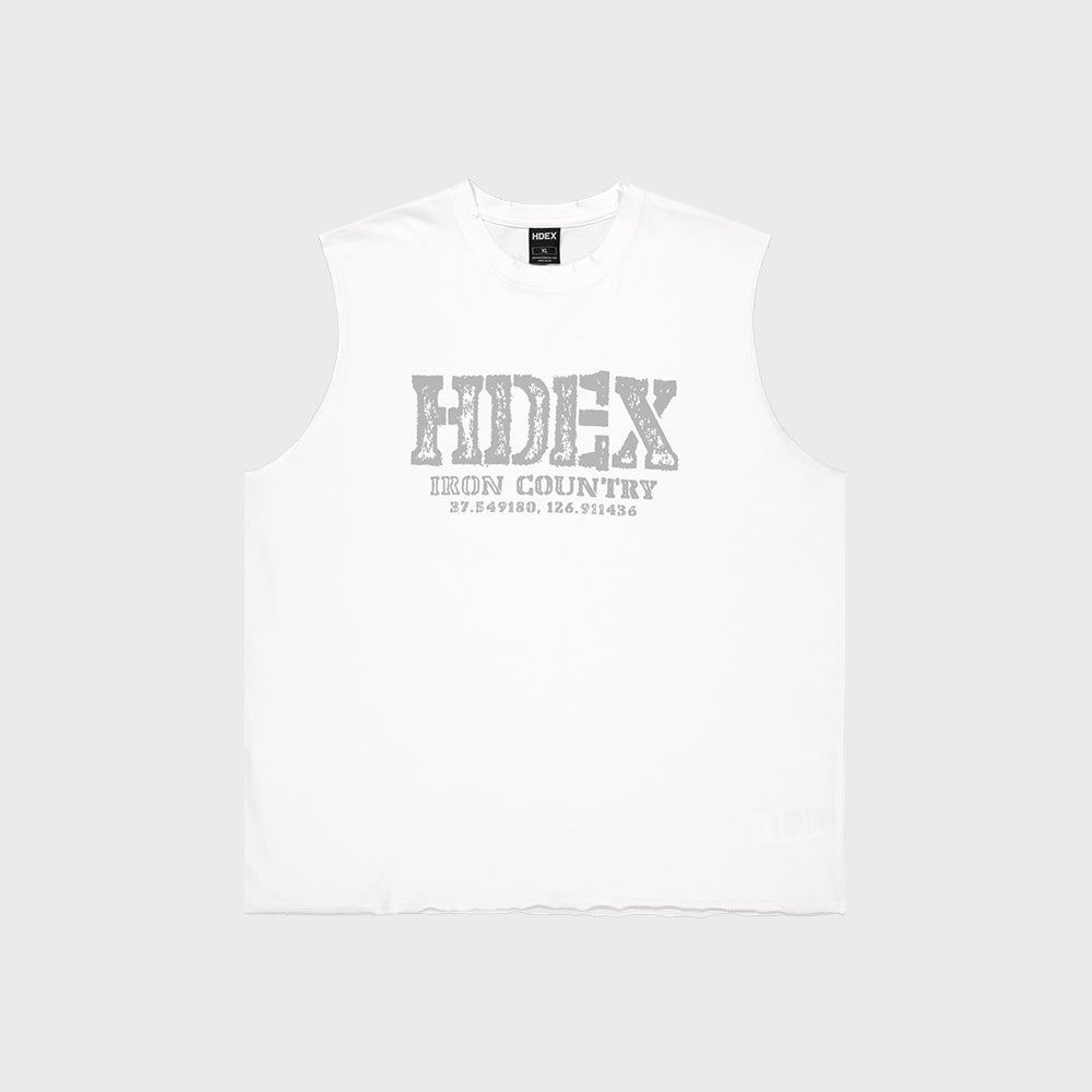 【新品預購】Breaking Damage Over Fit 運動背心 白色