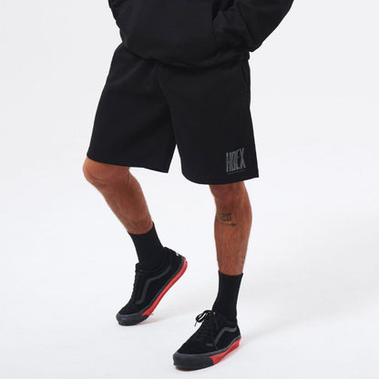 【新品預購】Crack Printed Sweat 運動短褲 黑色