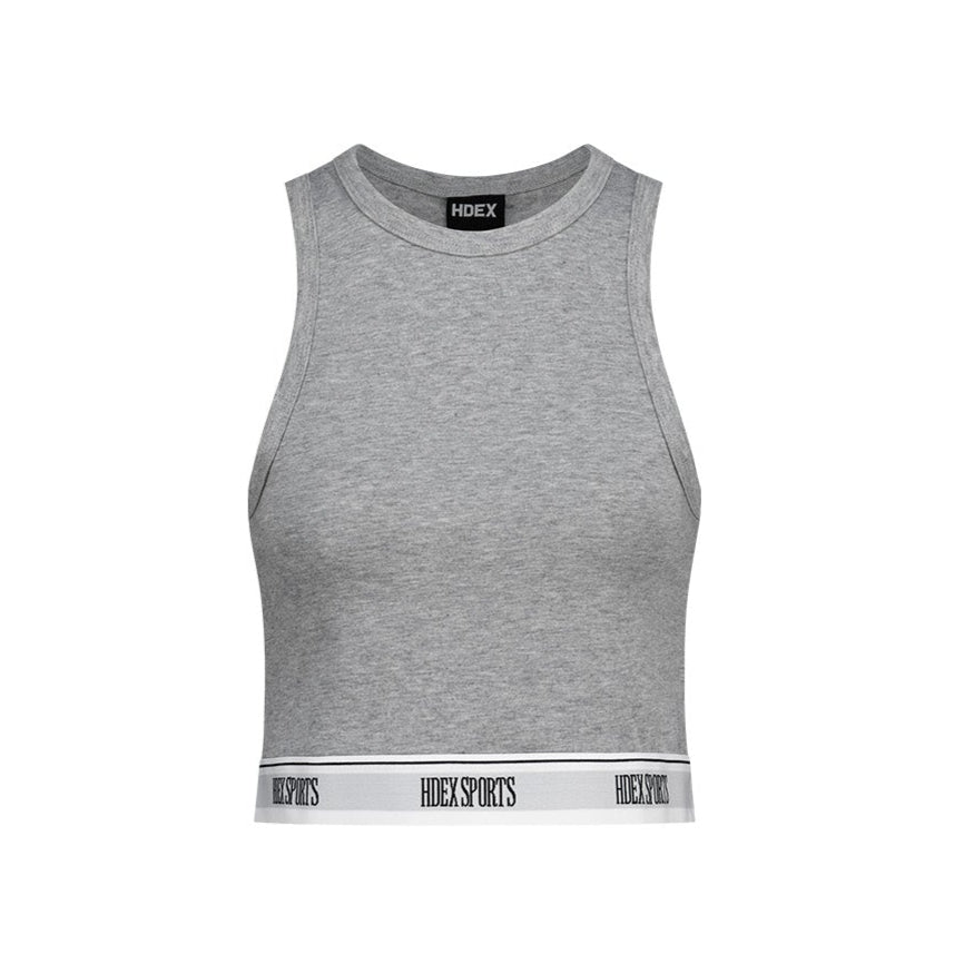 Banding Retreat Modal 短版削肩背心 混灰色