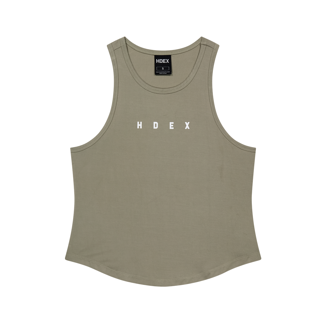 【新品預購】Womens Brisen 弧擺修身挖肩運動背心 奶茶色