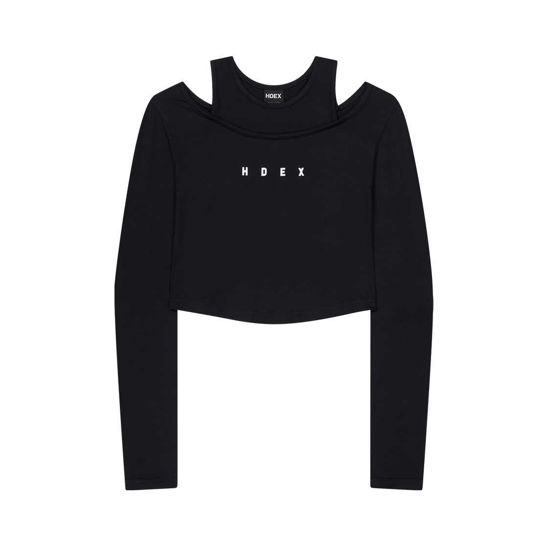 【新品預購】Womens Brisen Layered  假兩件式長袖上衣 黑色
