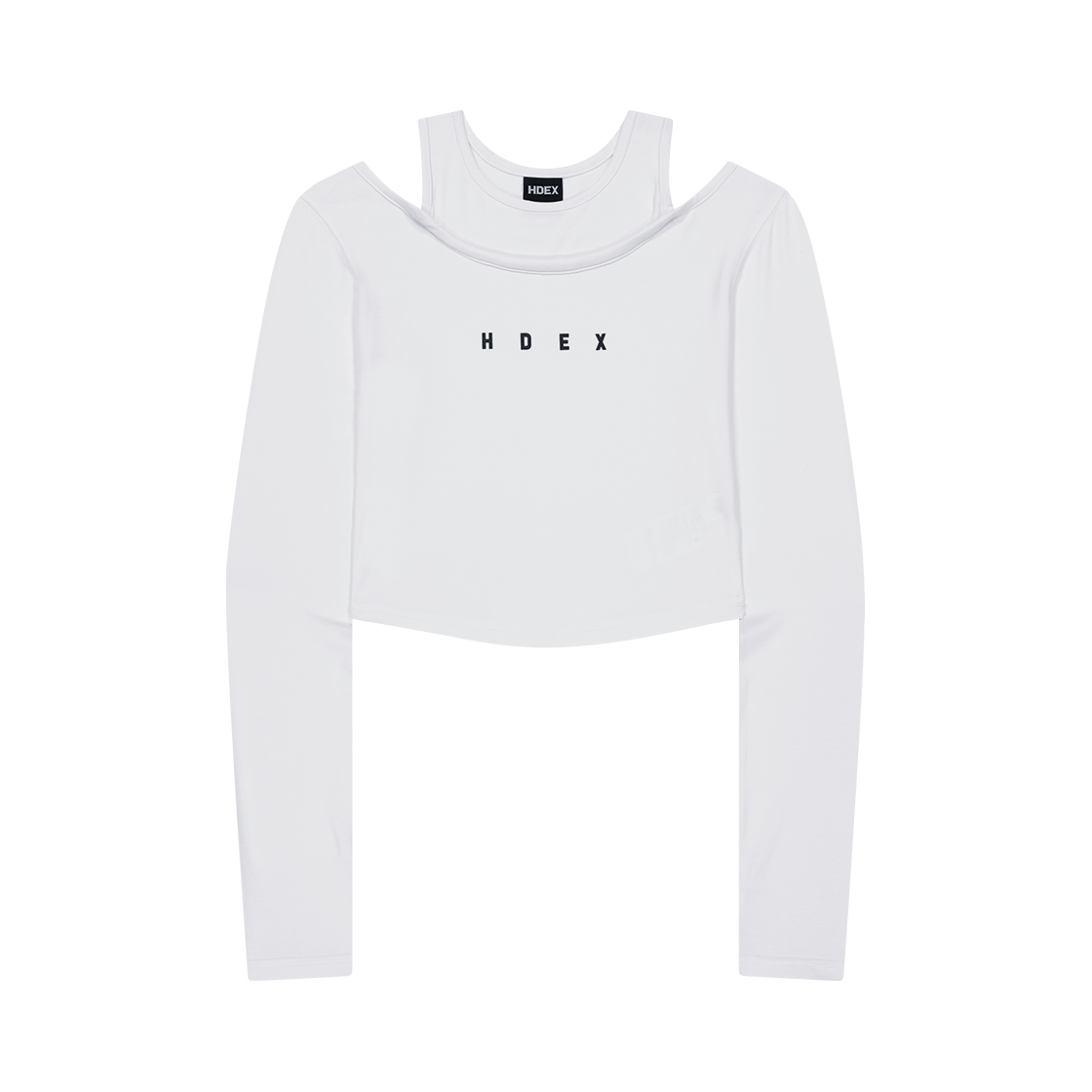 【新品預購】Womens Brisen Layered  假兩件式長袖上衣 白色