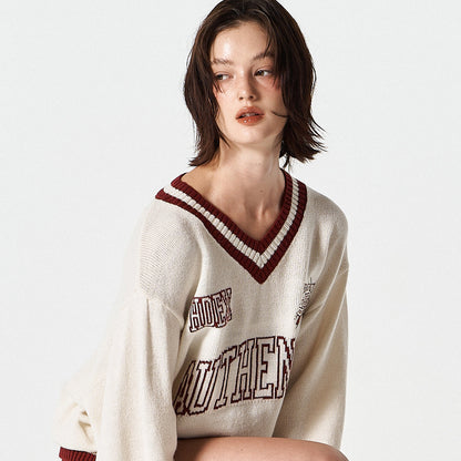 【早鳥優惠】Womens Rugby 混羊毛針織毛衣 象牙白