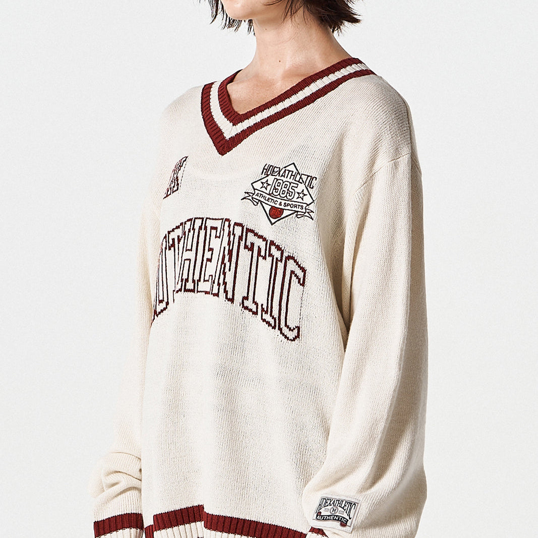 【早鳥優惠】Womens Rugby 混羊毛針織毛衣 象牙白