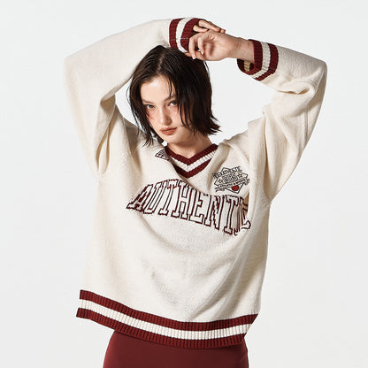 【早鳥優惠】Womens Rugby 混羊毛針織毛衣 象牙白