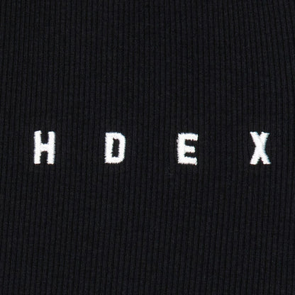 【新品預購】Ribbed Plain 羅紋束口運動長褲 黑色