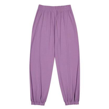 【新品預購】Ribbed Plain 羅紋束口運動長褲 蓮藕紫