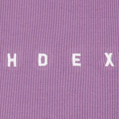【新品預購】Ribbed Plain 羅紋束口運動長褲 蓮藕紫