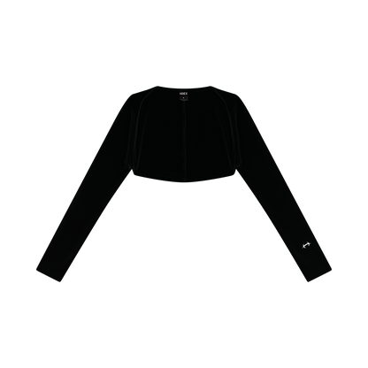 【新品預購】Ribbed Plain 休閒運動披肩 黑色
