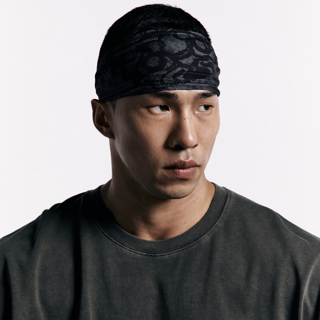 《體能之巔：亞洲大挑戰》運動髮帶 黑色