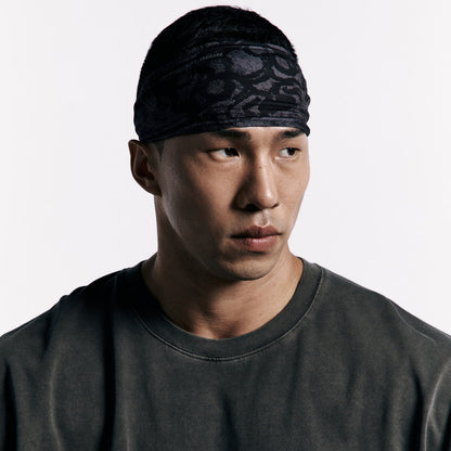 《體能之巔：亞洲大挑戰》運動髮帶 黑色