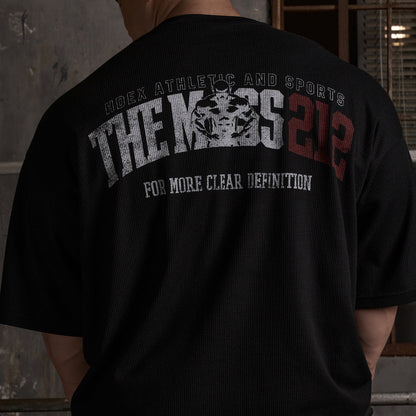 THE MASS 212 Giant Fit 短袖上衣 黑色