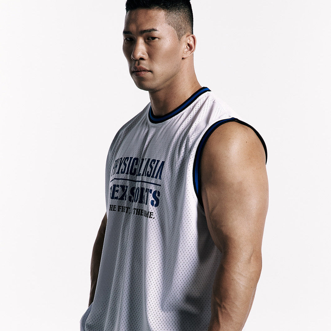 《體能之巔：亞洲大挑戰》Gint Fit 透氣運動背心 藍色