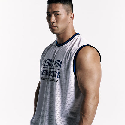 《體能之巔：亞洲大挑戰》Gint Fit 透氣運動背心 藍色