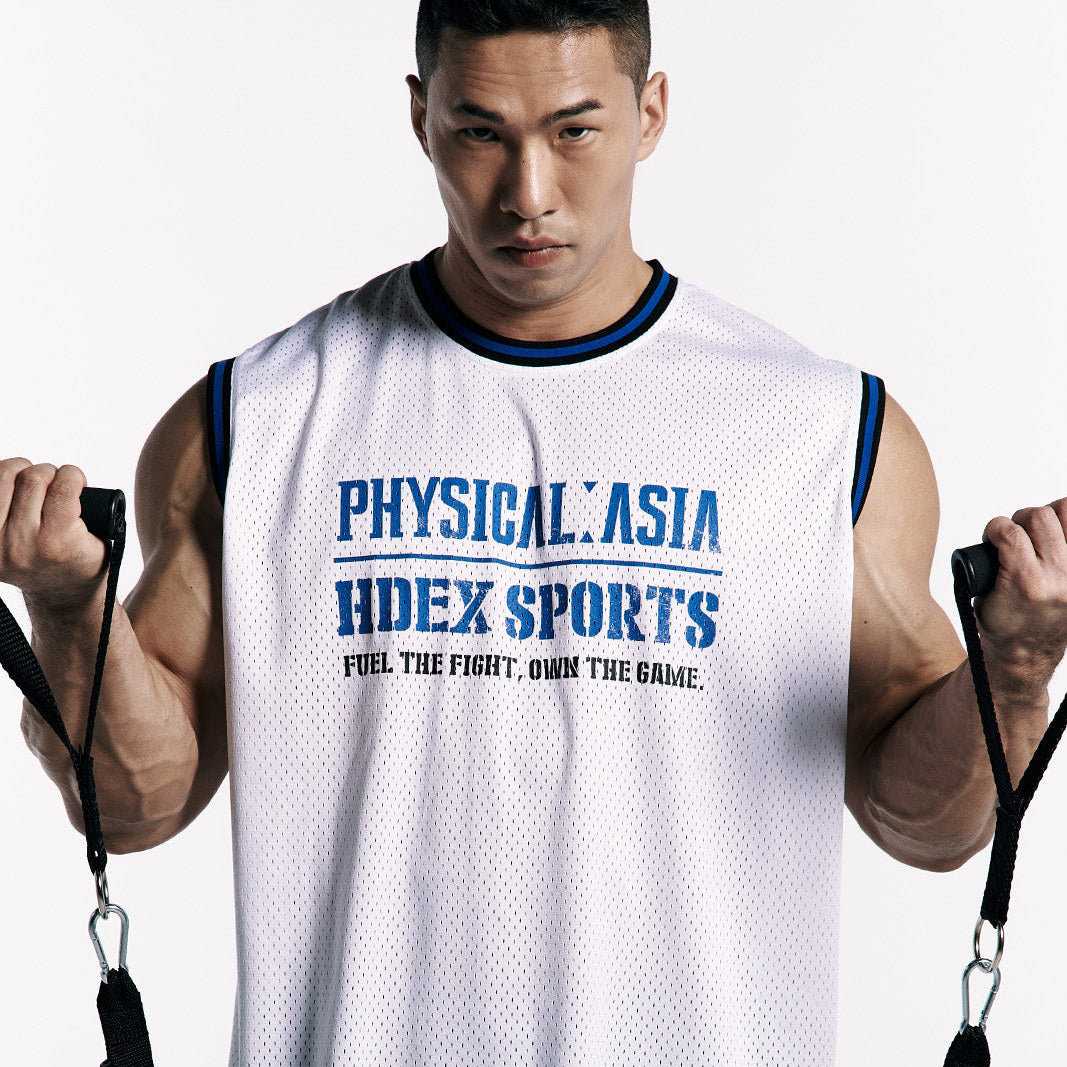 《體能之巔：亞洲大挑戰》Gint Fit 透氣運動背心 藍色