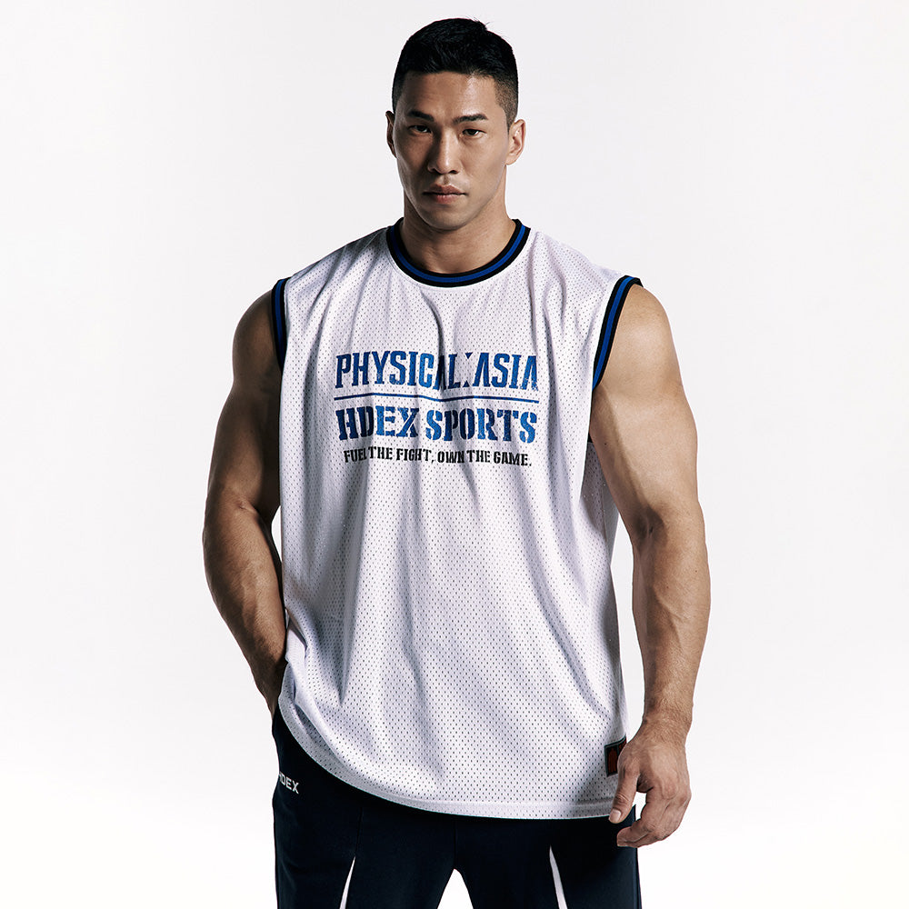 《體能之巔：亞洲大挑戰》Gint Fit 透氣運動背心 藍色