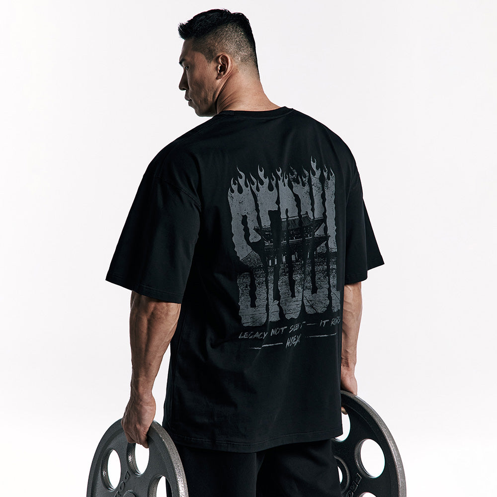 《體能之巔：亞洲大挑戰》Seoul 運動短袖上衣 黑色