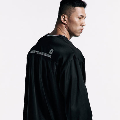 《體能之巔：亞洲大挑戰》Gint Fit 網眼透氣運動長袖 黑色