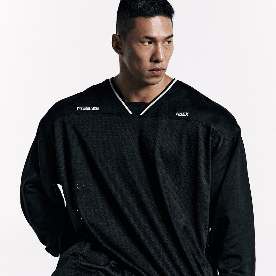 《體能之巔：亞洲大挑戰》Gint Fit 網眼透氣運動長袖 黑色