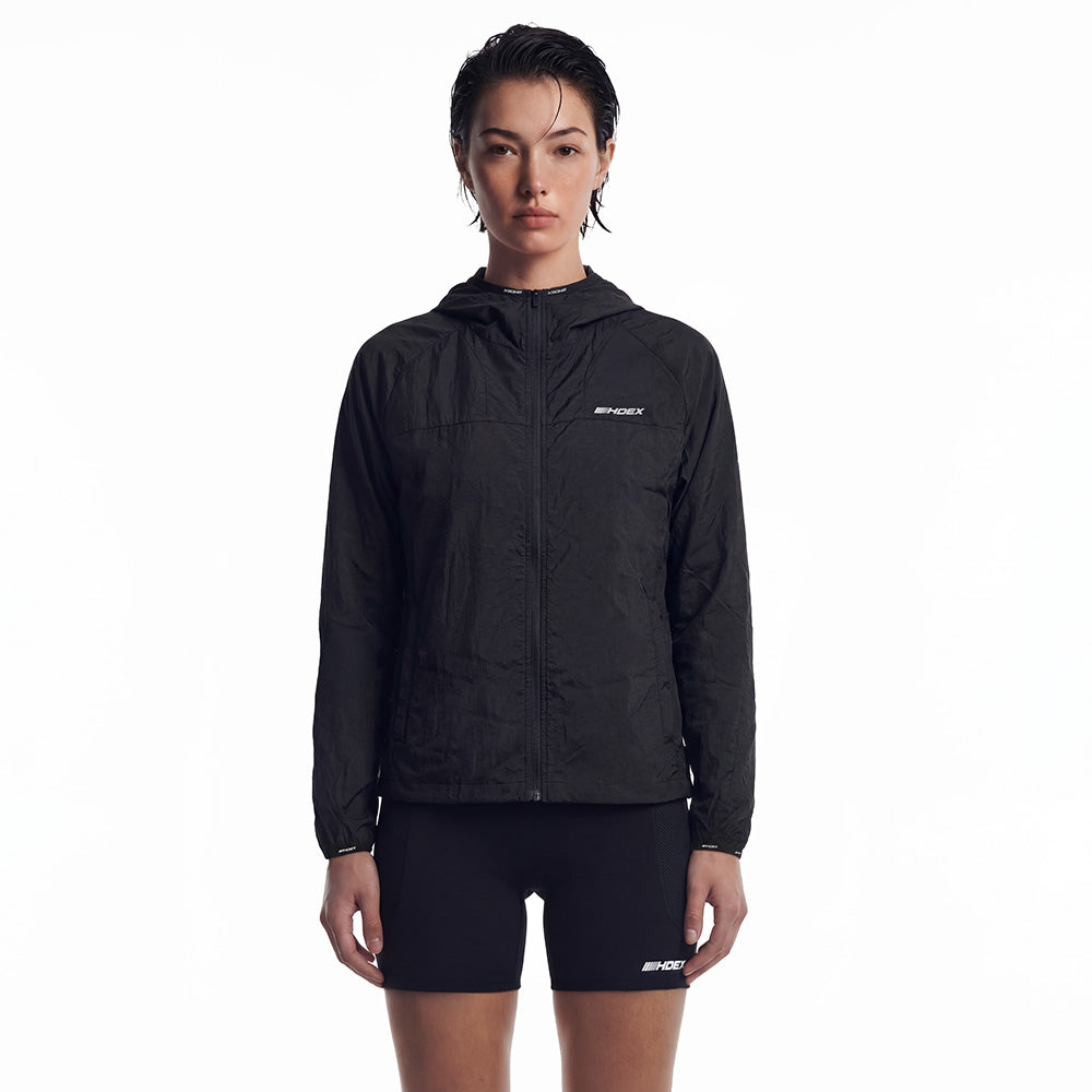 Womens Assist Lightweight 輕量透氣連帽外套 黑色