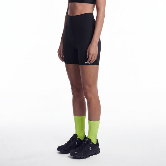 【新品早鳥優惠】Assist Mesh 女款 口袋緊身單車褲 黑色