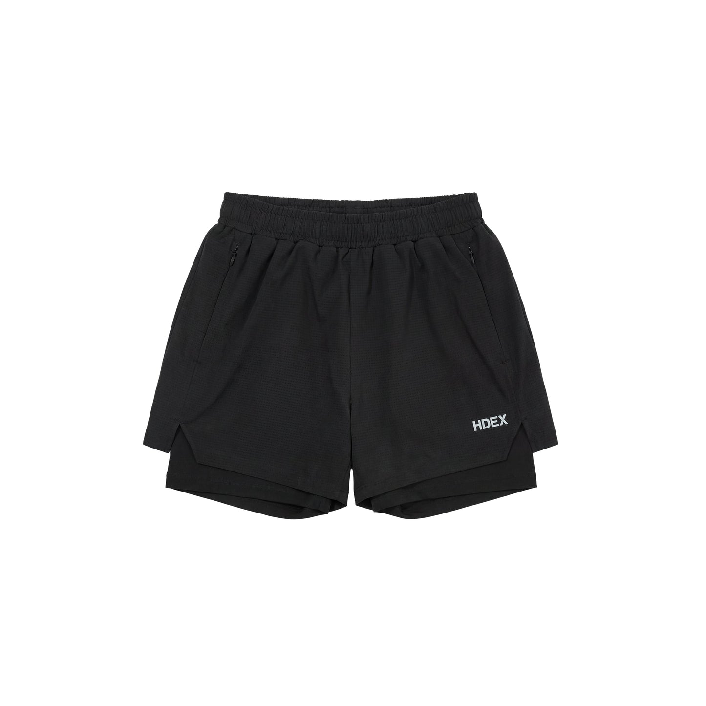 Womens 2in1 Velo Light 透氣運動短褲 黑色