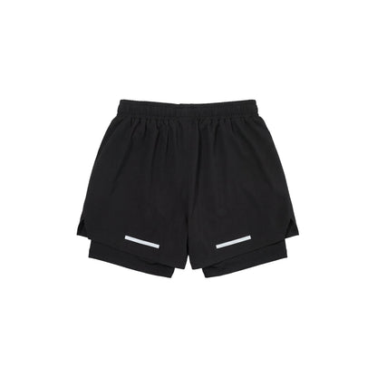 Womens 2in1 Velo Light 透氣運動短褲 黑色