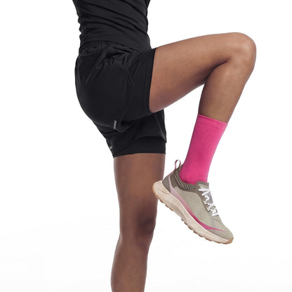 Womens 2in1 Velo Light 透氣運動短褲 黑色