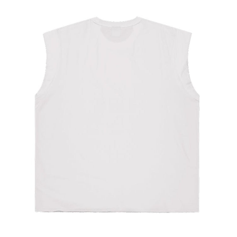 【新品早鳥優惠】Lift Cap 復古純棉運動背心 白色