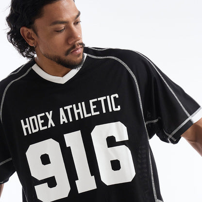 【新品早鳥優惠】916 Giant Fit 透氣網眼運動短袖上衣 黑色