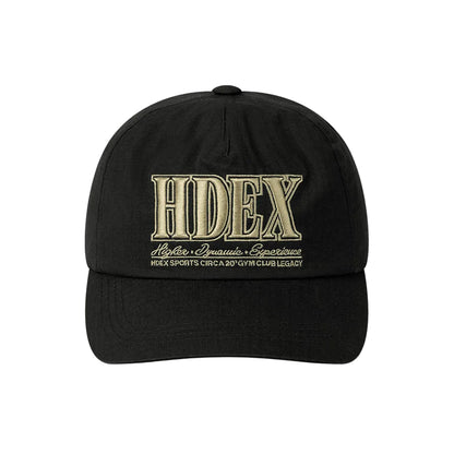 HDEX 立體刺繡LOGO棒球帽 黑色