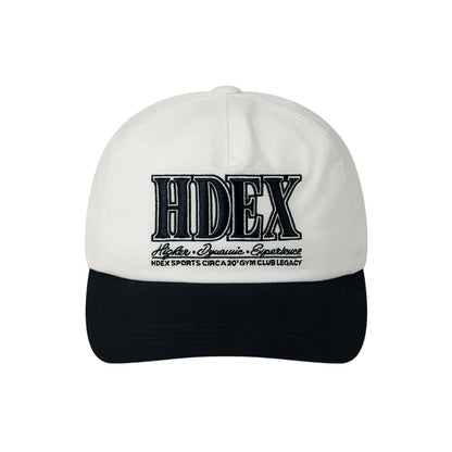 HDEX 立體刺繡LOGO棒球帽 象牙白