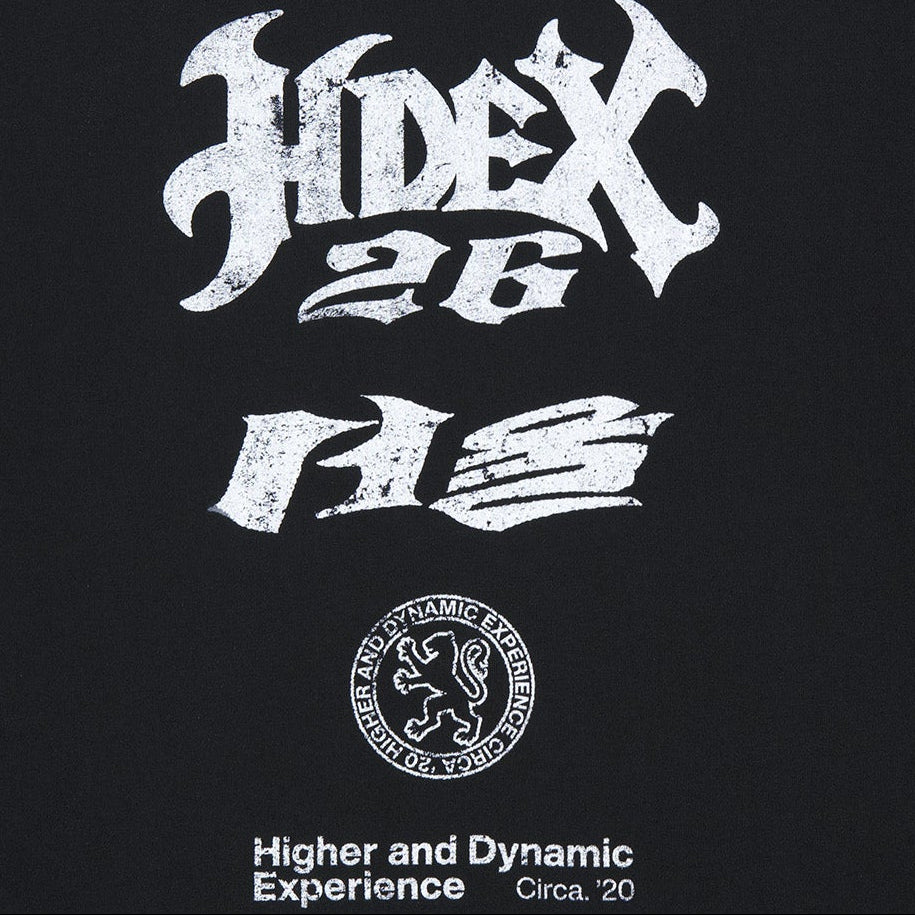 CITY 26 背部老虎印花休閒短袖上衣 黑色