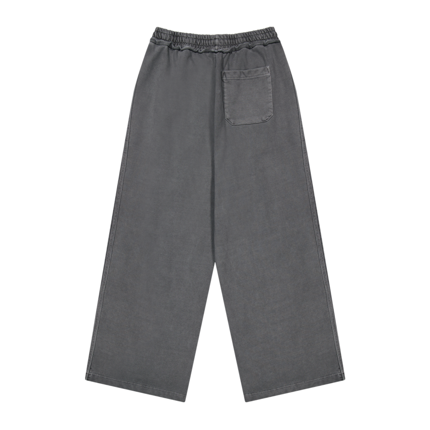 【早鳥優惠】Pigment Wide 水洗復古風寬鬆運動長褲 鐵灰色