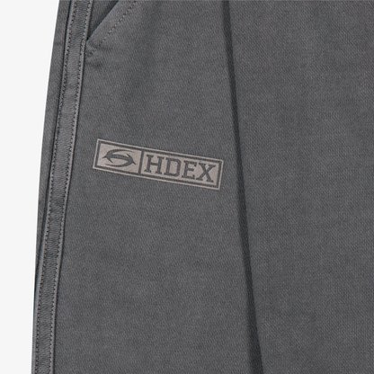 【早鳥優惠】Pigment Wide 水洗復古風寬鬆運動長褲 鐵灰色