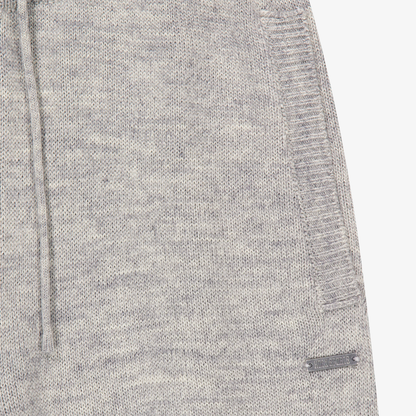 【早鳥優惠】Womens Knit 寬鬆針織長褲 麻花灰