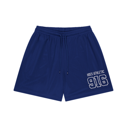 【新品早鳥優惠】916 Solid 透氣運動短褲 藍色