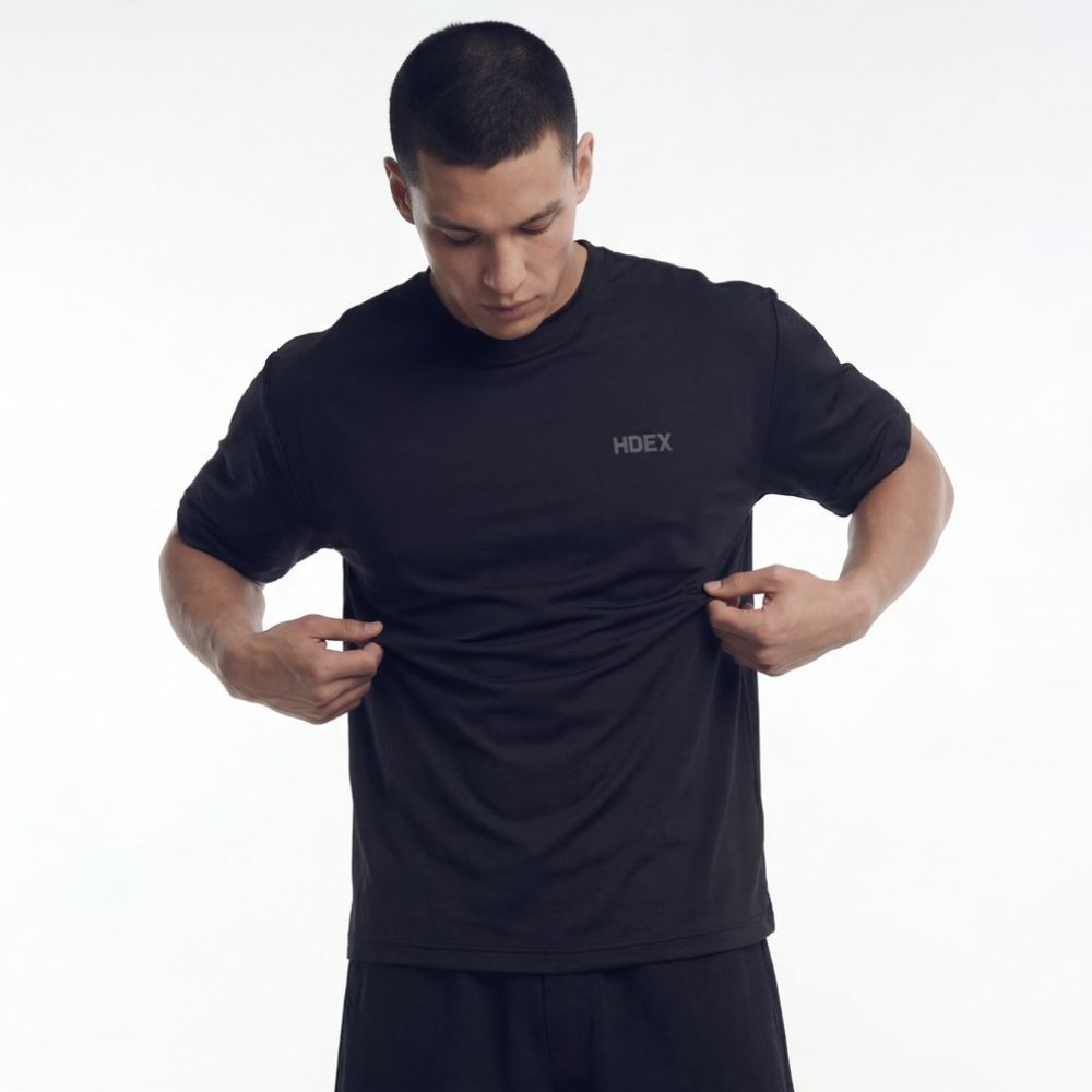 Air Dry 機能性短袖上衣 黑色