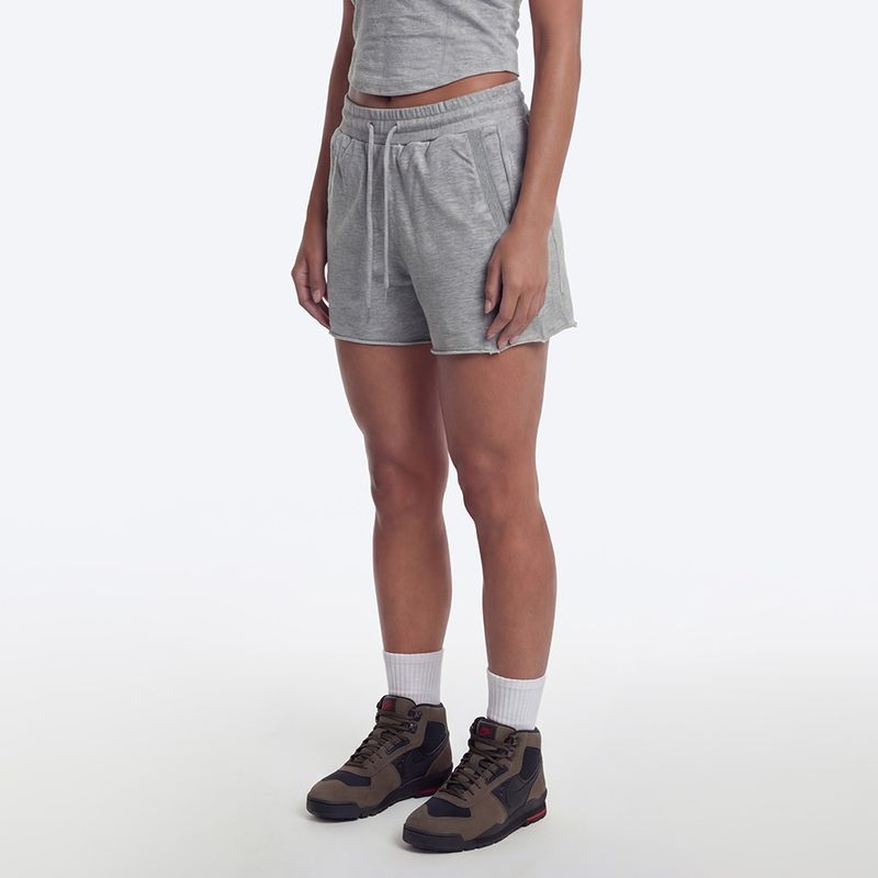 【新品早鳥優惠】Camo Cut-Off Sweat 休閒棉質短褲 混灰色