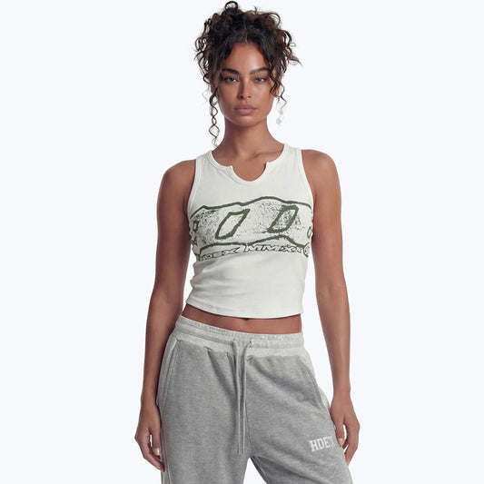 【新品早鳥優惠】Clear 916 羅紋短版背心 白色