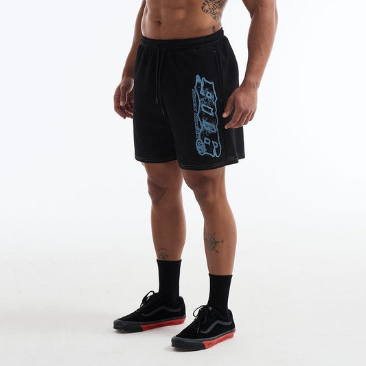 【新品早鳥優惠】Clear 916 華夫格運動短褲 黑色