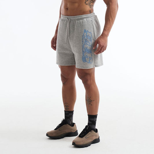 【新品早鳥優惠】Clear 916 華夫格運動短褲 混灰色