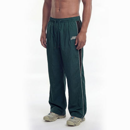 【新品早鳥優惠】Color Summit 寬版運動長褲 綠色(男女同款)