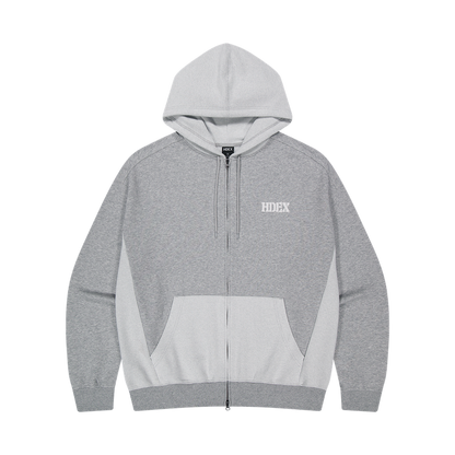 【新品早鳥優惠】Core Reverse Giant Fit撞色連帽拉鍊外套 麻花灰