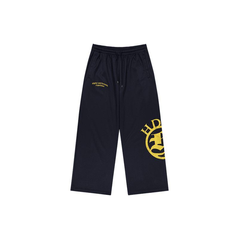 【新品早鳥優惠】Crown Giant Fit 透氣寬版運動長褲 海軍藍