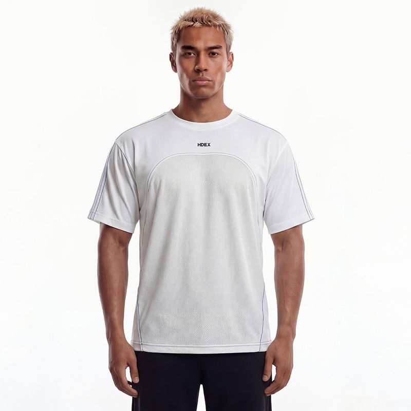 【新品早鳥優惠】EZ Stitch Kick 運動短袖上衣 白色(男女同款)