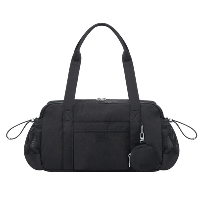 Glossy Pouch Duffle 運動手提肩背包 黑色