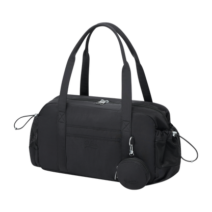 Glossy Pouch Duffle 運動手提肩背包 黑色