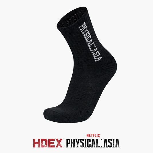 《體能之巔：亞洲大挑戰》Core 運動長襪 黑色