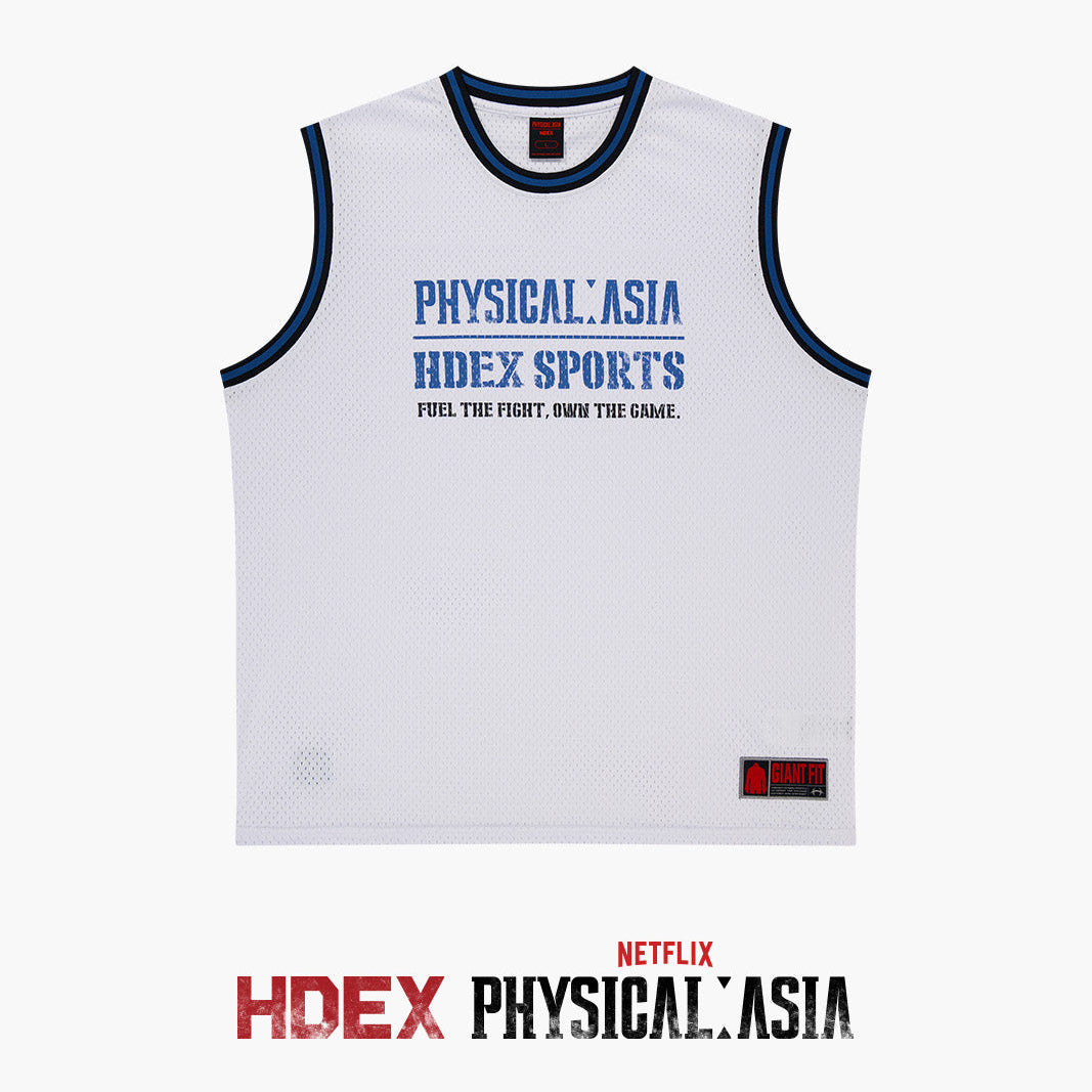 《體能之巔：亞洲大挑戰》Gint Fit 透氣運動背心 藍色